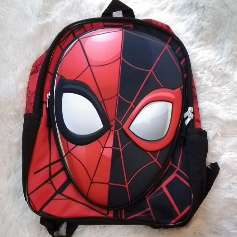 Marvel, Kids, Spider-Man , Red and Black , Backpack, 3D Backpack